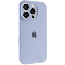 Чехол-силикон оригинал Full Camera Soft Matte iPhone 16 Pro Max (Голубой / Lilac Blue)