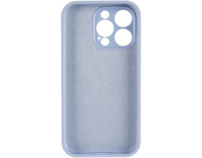 Чехол-силикон оригинал Full Camera Soft Matte iPhone 16 Pro Max (Голубой / Lilac Blue)