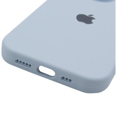 Чехол-силикон оригинал Full Camera Soft Matte iPhone 16 Pro Max (Голубой / Sweet Blue)