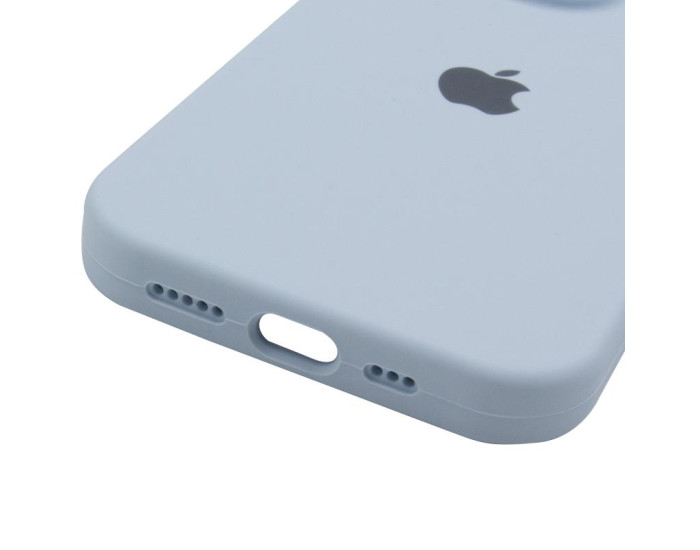 Чехол-силикон оригинал Full Camera Soft Matte iPhone 16 Pro Max (Голубой / Sweet Blue)