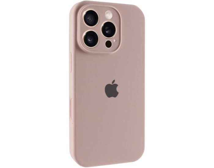 Чехол-силикон оригинал Full Camera Soft Matte iPhone 16 Pro Max (Серый / Lavender)