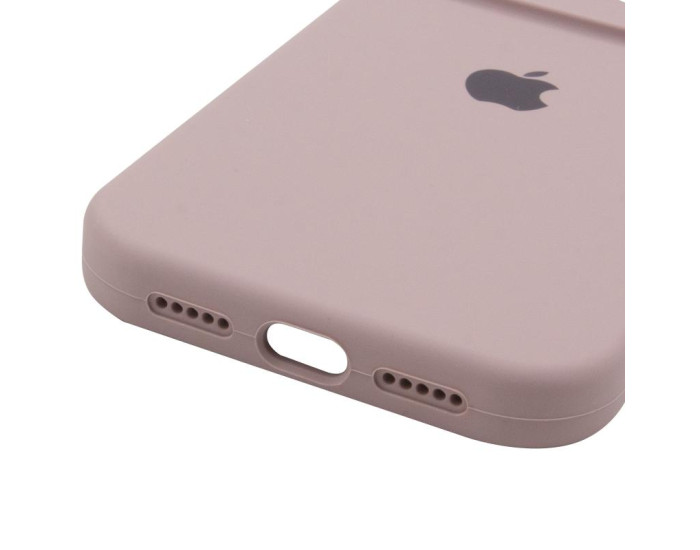 Чехол-силикон оригинал Full Camera Soft Matte iPhone 16 Pro Max (Серый / Lavender)