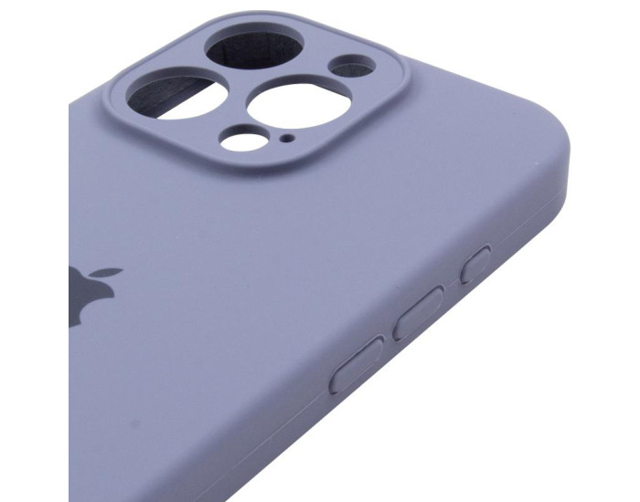 Чехол-силикон оригинал Full Camera Soft Matte iPhone 16 Pro Max (Серый / Lavender Gray)
