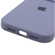 Чехол-силикон оригинал Full Camera Soft Matte iPhone 16 Pro Max (Серый / Lavender Gray)