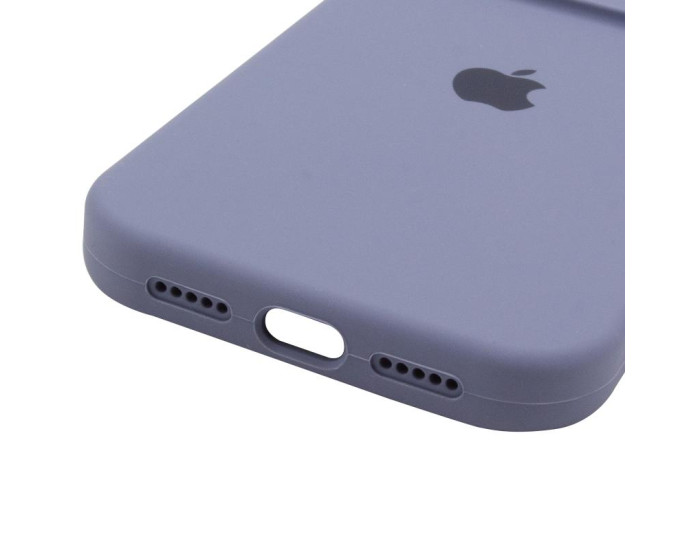 Чехол-силикон оригинал Full Camera Soft Matte iPhone 16 Pro Max (Серый / Lavender Gray)