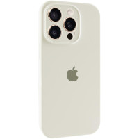 Чехол-силикон оригинал Full Camera Soft Matte iPhone 13 Pro (Бежевий / Antique White)
