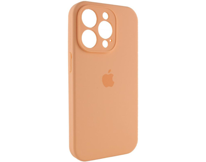 Чехол-силикон оригинал Full Camera Soft Matte iPhone 13 Pro (Оранжевый / Cantaloupe)