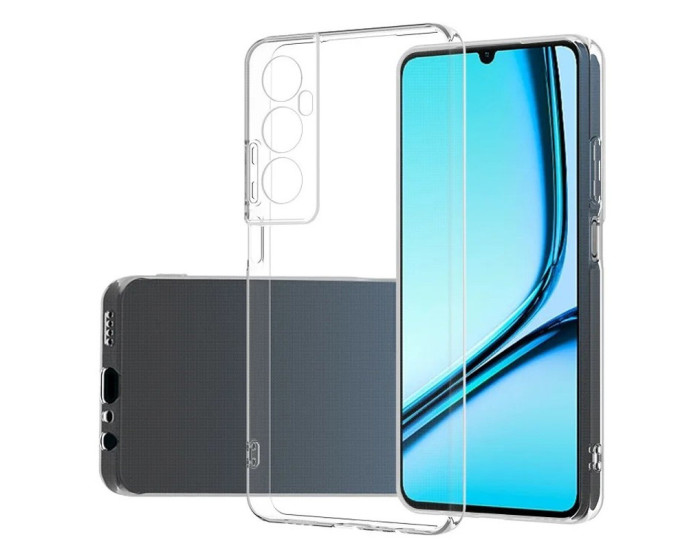 Чехол-силикон Epic Transparent 1,5mm Full Camera Realme C65 4G, Прозрачный