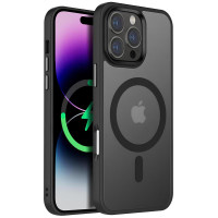 Чехол-силикон Ummi Colorful with MagSafe iPhone 16 Pro Max (Черный / Black)