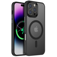 Чехол-силикон Ummi Colorful with MagSafe iPhone 16 Pro Max (Черный / Black)