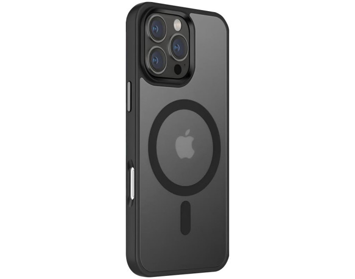 Чехол-силикон Ummi Colorful with MagSafe iPhone 16 Pro Max (Черный / Black)