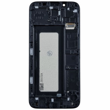 Дисплей з сенсорним екраном (модуль) Samsung J730 Galaxy J7 (2017) чорний з рамкою, Insell