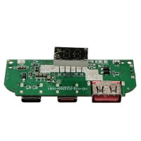 Контролер заряду Power Bank (A316) 1USB-A + 2USB-C + LED