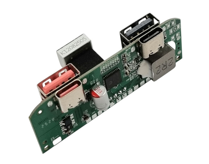 Контролер заряду Power Bank (A318) 2USB-A + 2USB-C + LED