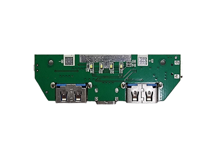 Контролер заряду Power Bank (A323) input-Micro USB + Type-C / output-2 USB
