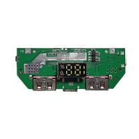 Контролер заряду Power Bank (A396PD) input-Micro USB + Type-C / output-2 USB + USB-C + LED