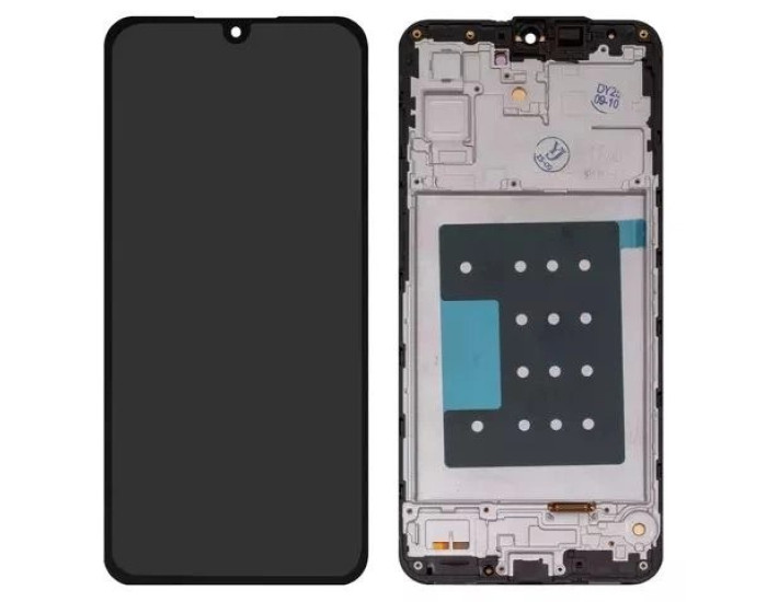 Дисплей з сенсорним екраном (модуль) Samsung A175 Galaxy A17 4G, чорний з рамкою, OLED