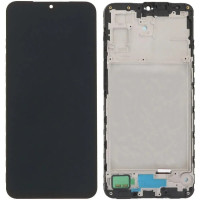Дисплей с сенсорным экраном (модуль) Samsung A175 Galaxy A17 4G, черный с рамкой, TFT