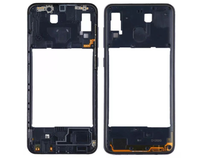 Рамка кріплення корпуси для Samsung A205 A20, чорна