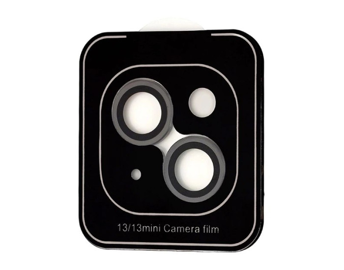 Защитное стекло Dark на камеру iPhone 13 mini/13, Серое