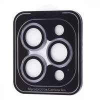 Защитное стекло Dark на камеру iPhone 14 Pro/14 Pro Max, Серебряный