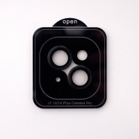 Защитное стекло Dark на камеру iPhone 14/14 Plus, Черный