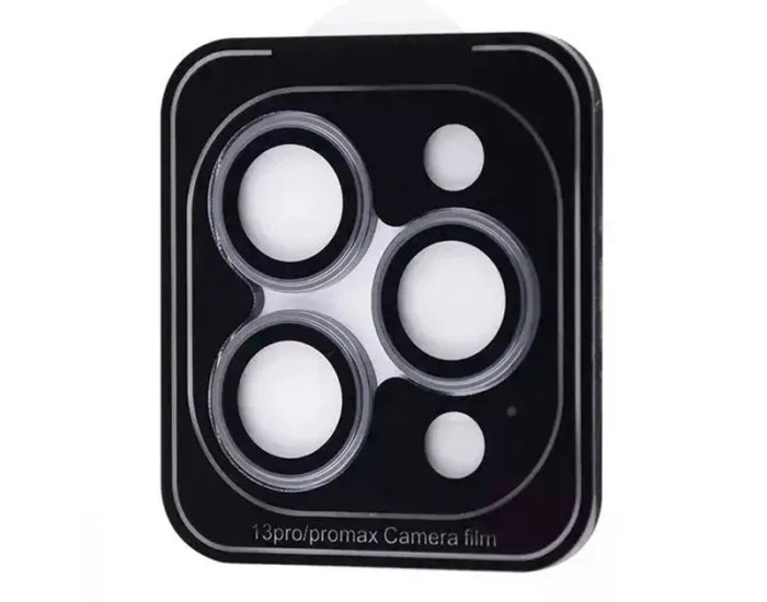 Защитное стекло Dark на камеру iPhone 14 Pro/14 Pro Max, Черное