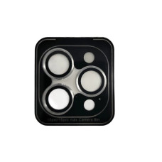 Защитное стекло Dark на камеру iPhone 15 Pro/15 Pro Max, Серебро