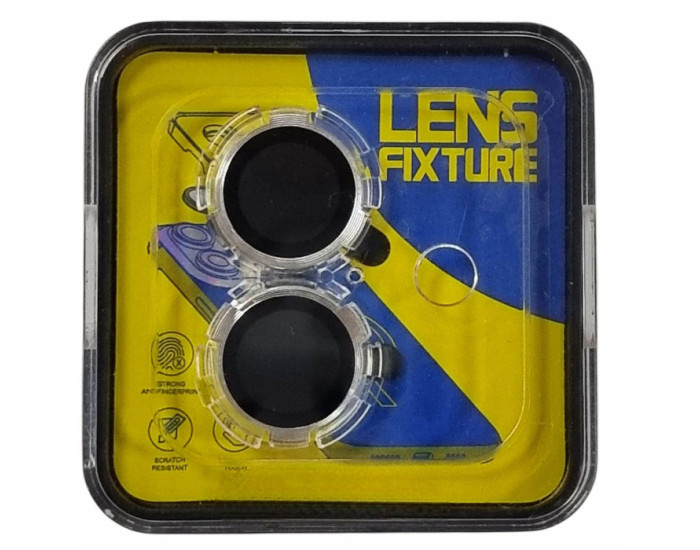 Защитное стекло на камеру Lens Fixture iPhone 13 /13 Mini, Silver