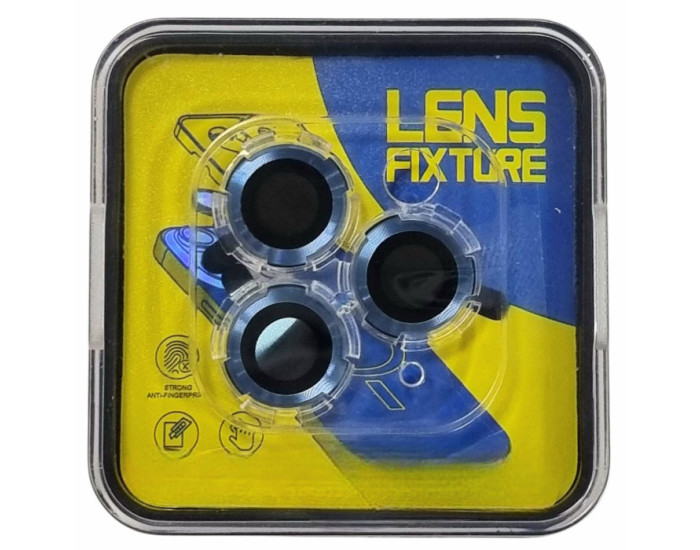 Защитное стекло на камеру Lens Fixture iPhone 13 Pro /13 Pro Max, Blue