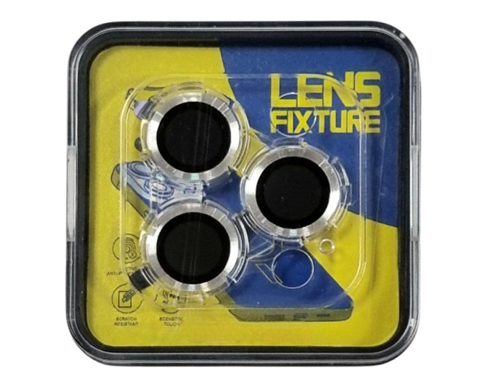 Защитное стекло на камеру Lens Fixture iPhone 13 Pro /13 Pro Max, Silver