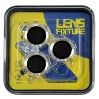 Защитное стекло на камеру Lens Fixture iPhone 14 Pro /14 Pro Max, Slver