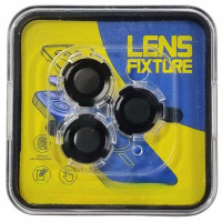 Защитное стекло на камеру Lens Fixture iPhone 15 Pro /15 Pro Max, Black