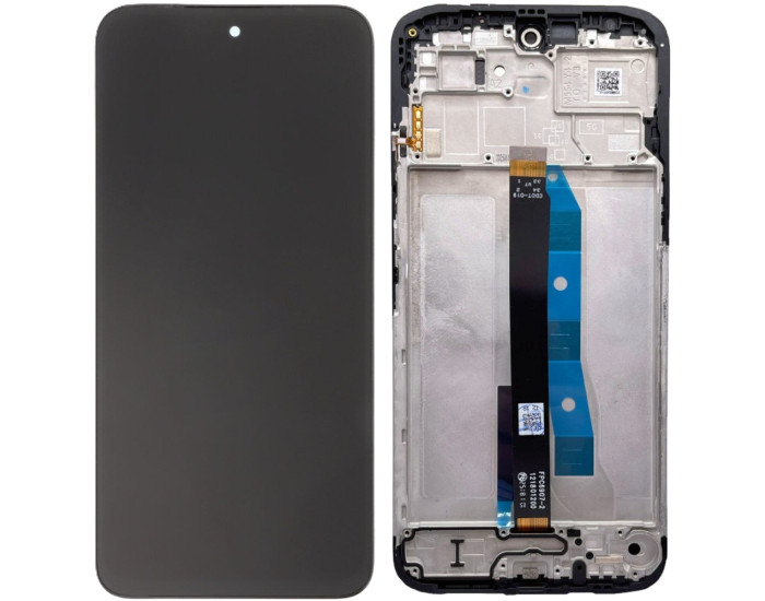 Дисплей с сенсорным экраном (модуль) Xiaomi Redmi 15 4G (EU version) 167mm, черный с рамкой, оригинал
