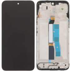 Дисплей з сенсорним екраном (модуль) Poco M7 4G /Redmi 15 4G (Global version) 165mm, чорний з рамкою