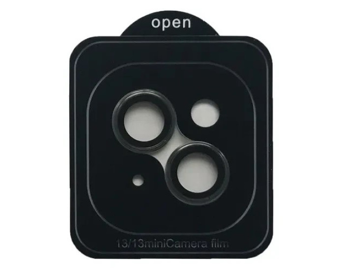 Защитное стекло Camera Metal на камеру iPhone 13 mini/13 (Titanium Gray)