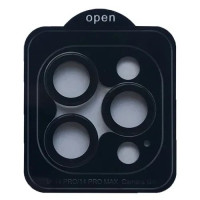 Захисне Скло Camera Metal на камеру iPhone 14 Pro /14 Pro Max (Темно-сірий / Space Black)