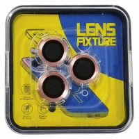Защитное стекло на камеру Lens Fixture iPhone 16 Pro /16 Pro Max, Pink