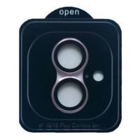 Защитное стекло Camera Metal на камеру iPhone 16 /16 Plus, Purple
