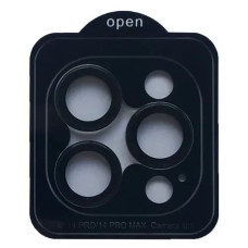 Защитное стекло Camera Metal на камеру iPhone 16 Pro /16 Pro Max, Black