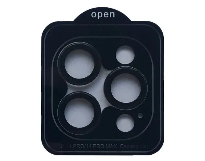 Защитное стекло Camera Metal на камеру iPhone 16 Pro /16 Pro Max, Black