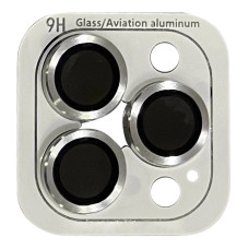 Защитное стекло Metal Classic на камеру iPhone 12 Pro Max (Серебряный / Silver)