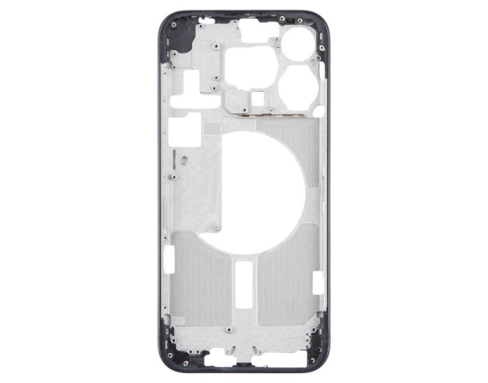Рамка кріплення корпуси iPhone 15 Pro Max, Blue Titanium з кнопками и сіткою (EU)