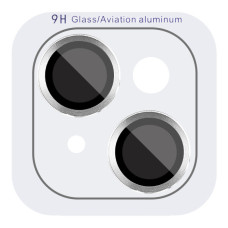 Защитное стекло Metal Classic на камеру iPhone 14 /14 Plus (Серебряный / Silver)