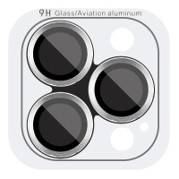 Защитное стекло Metal Classic на камеру iPhone 14 Pro/14 Pro Max (Серебряный / Silver)