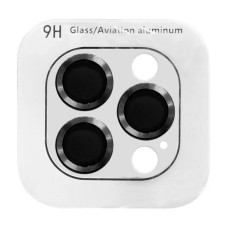 Защитное стекло Metal Classic на камеру iPhone 14 Pro/14 Pro Max (Черный / Midnight)
