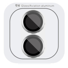 Защитное стекло Metal Classic на камеру iPhone 16 /16 Plus (Серебряный / Silver)