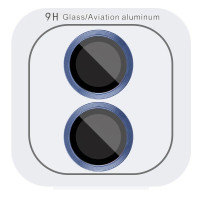 Защитное стекло Metal Classic на камеру iPhone 16 /16 Plus (Синий / Ultramarine)
