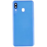 Задняя панель корпуса для Samsung A305F Galaxy A30 2019 со стеклом камеры, синий