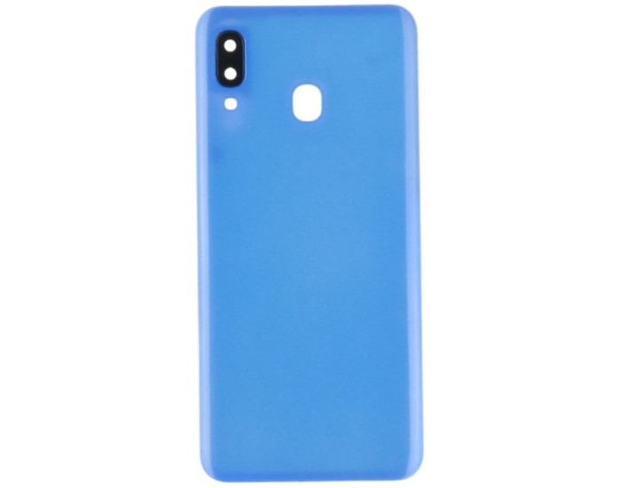 Задняя панель корпуса для Samsung A305F Galaxy A30 2019 со стеклом камеры, синий
